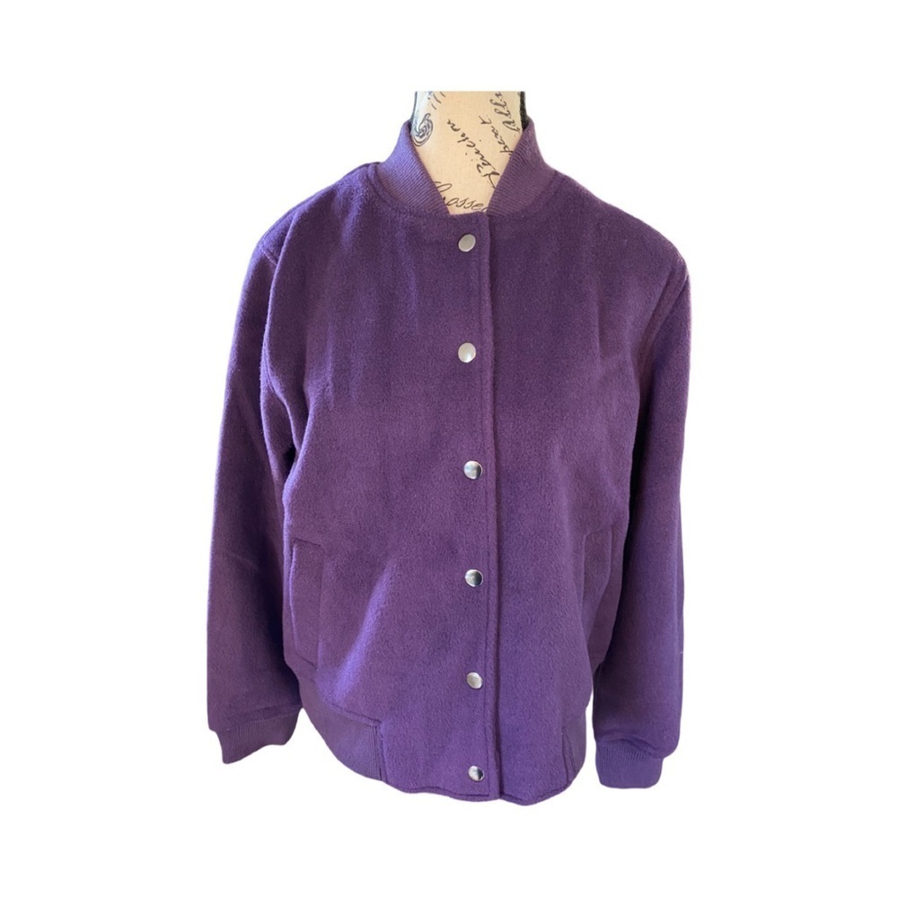 Marled Snap Front Jacket NWT Size M